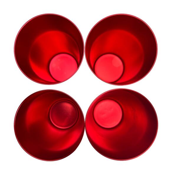 Knotts Soak City Red Stainless Steel 16oz Cups Set of 4 - Picture 2 of 3